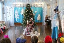 Сценарий новогоднего утренника в детском саду — «Золушка едет на бал» Все дети встают полукругом в центре зала